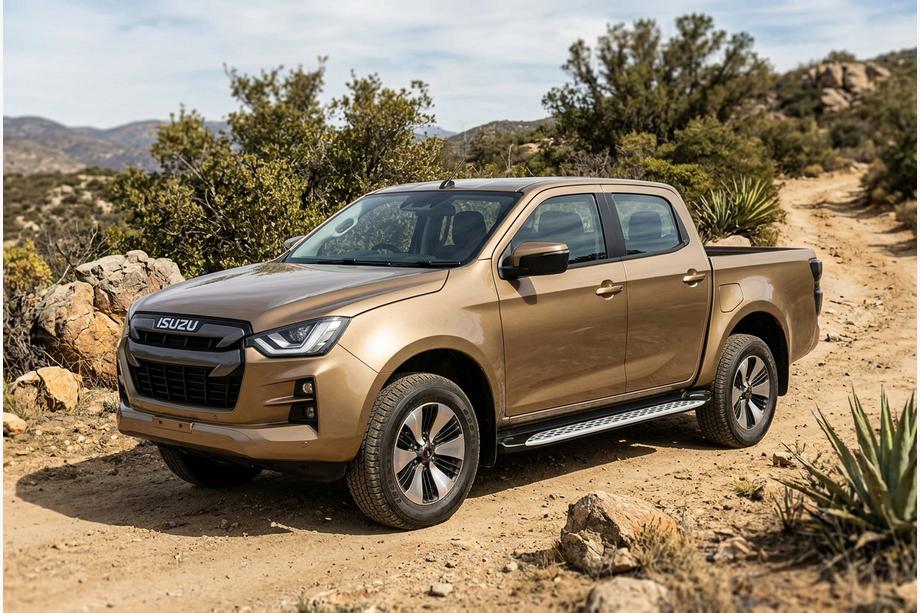 Isuzu D-Max 2019– Side steps Shining V1 (2 st., aluminium) Image