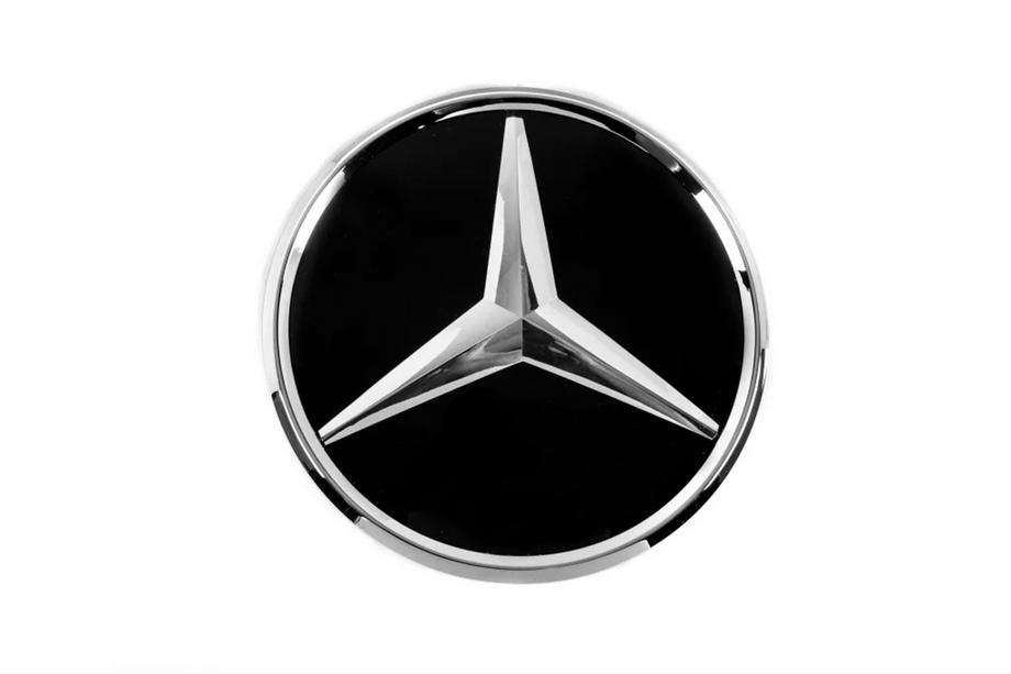Mercedes GLC X253 2015–2022 Afgeprijsd – frontembleem onder glas, chromen rand a0008880111 Image