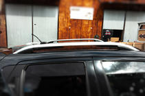 Nissan Juke 2010–2019 Dakrails CROWN (mat grijs) foto 1