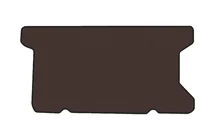 Fiat 500/500L 2013–2022 Rubberen kofferbakmat Carsuit (voor 500, America, bruin) foto 1