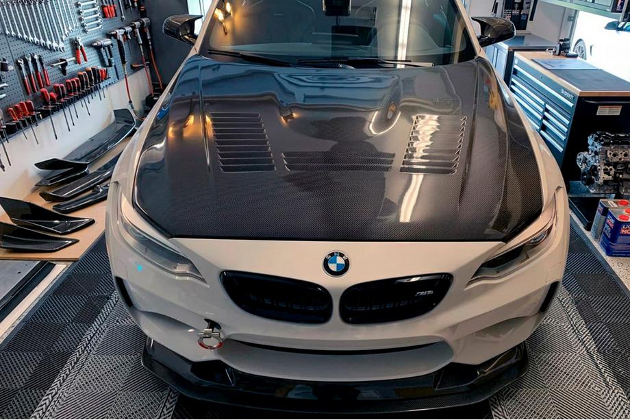 BMW 2-serie F22/F23 2014–2021 Motorkap V4 (carbon) Image