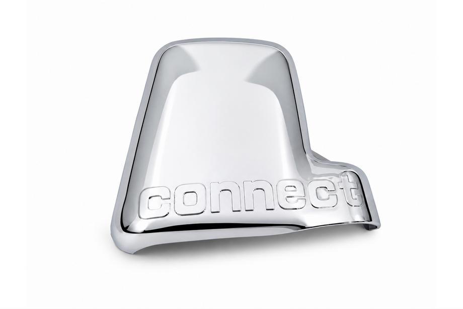 Ford Connect 2006–2009 Chromen spiegelkap met logo rechts (1 st., kunststof) Image