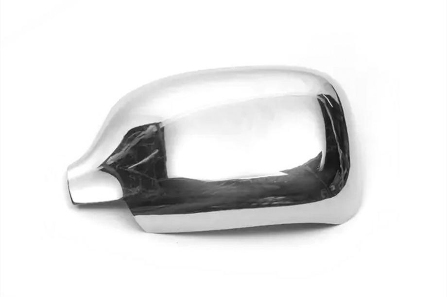 Renault Kangoo 1998–2008 Linker spiegelkap (2004-2008, 1 st) Carmos - Verchroomd kunststof Foto 1