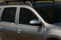 Nissan Terrano 2014– Chroom spiegelkappen variant 1 (2 stuks) foto 1