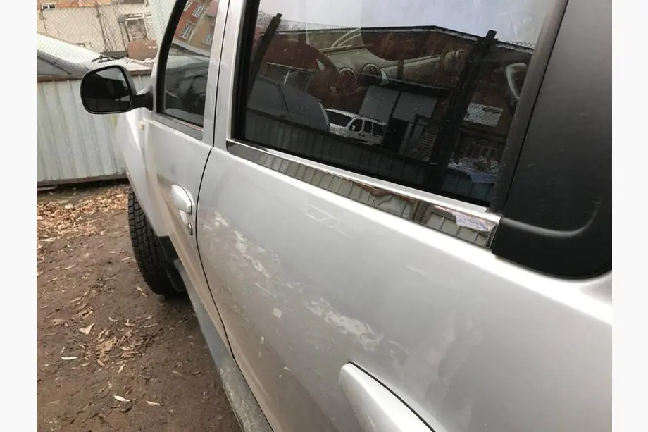Nissan Terrano 2014– Raamomlijsting (4 stuks, RVS) Image