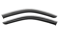 Mercedes GLE/ML-klasse W166 2011–2018 Raamwindschermen met chromen sierlijst Niken Luxury (2 stuks) foto 1