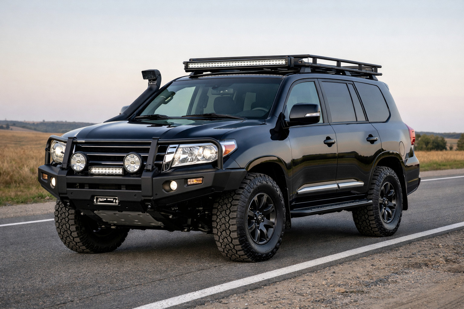 Upgrade van Toyota Land Cruiser 200 voor de snelweg, zonder beunwerk