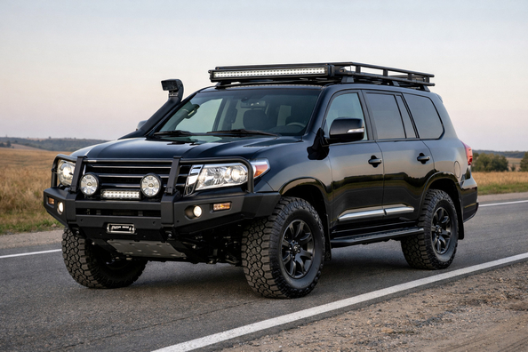Upgrade van Toyota Land Cruiser 200 voor de snelweg, zonder beunwerk