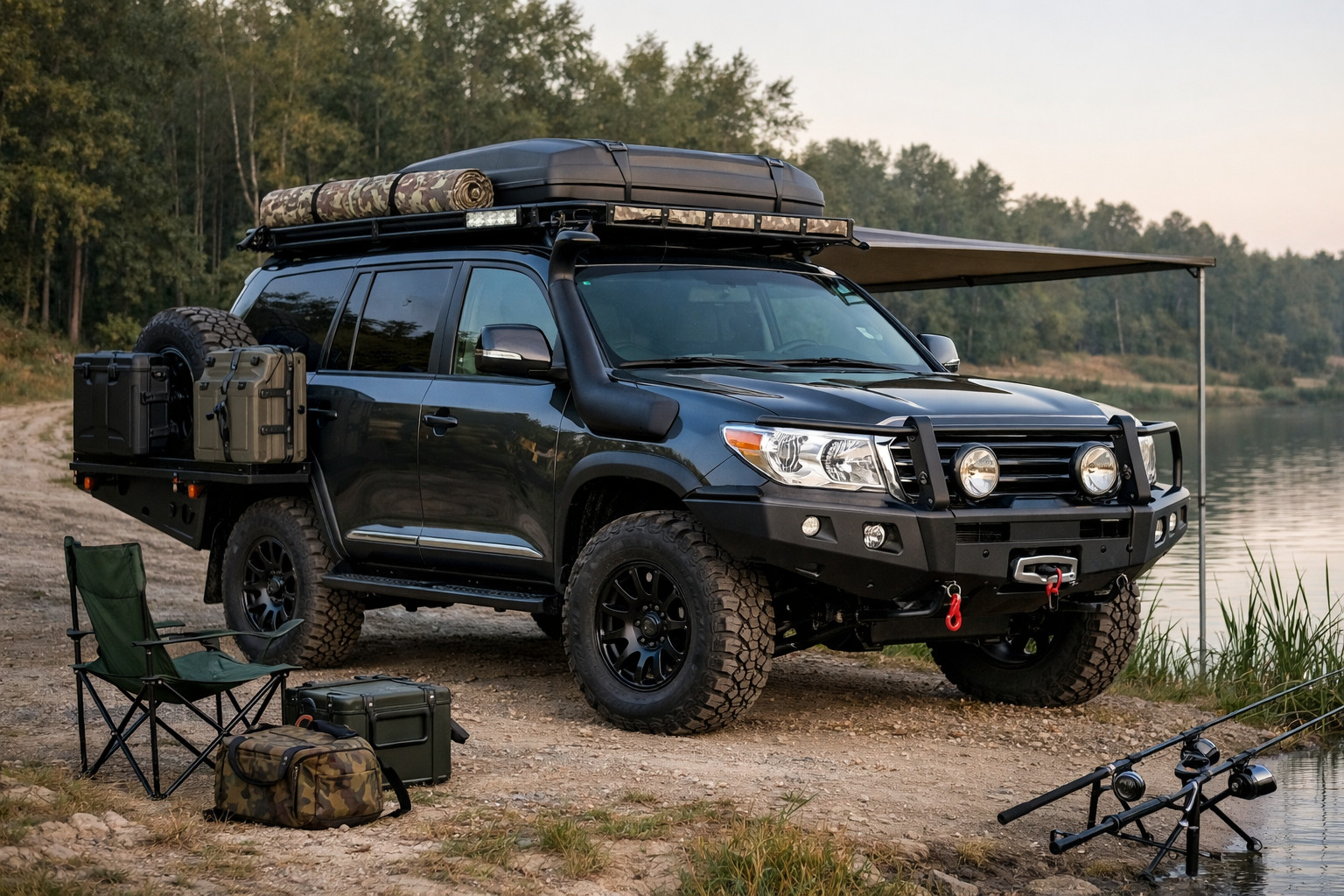 Upgradepakket voor Toyota Land Cruiser 200 voor vissen en slechte wegen