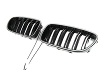 BMW 5 Serie F10/F11 2010–2016 BMW niergrilles M-look LED (glanzend zwart) foto 3