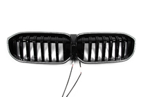 BMW 3 Serie G20/G21 2018– Nierroosters 1-Bar LED (2022+, hoogglans zwart) foto 2