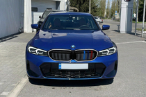 BMW 3 Serie G20/G21 2018– M-Color LED nierengrille (2022+, hoogglans zwart) foto 1