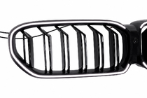 BMW 5 Serie G30/G31 2017–2023 M-Look V1 LED nierroosters (2021-2023, glanzend zwart) foto 5