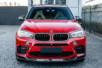 BMW X5 F15 2013–2018 BMW niergrilles M-look LED (glanzend zwart) foto 1