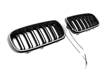 BMW X5 F15 2013–2018 BMW niergrilles M-look LED (glanzend zwart) foto 4