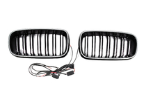 BMW X5 F15 2013–2018 BMW niergrilles M-look LED (glanzend zwart) foto 6