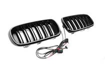 BMW X5 F15 2013–2018 BMW niergrilles M-look LED (glanzend zwart) foto 9