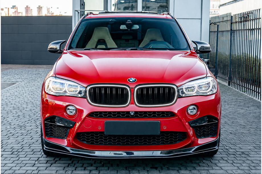 BMW X5 F15 2013–2018 BMW niergrilles M-look LED (glanzend zwart) Image