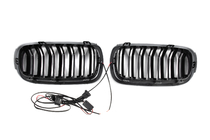 BMW X6 F16 2014–2019 BMW niergrilles M-look LED (glanzend zwart) foto 10