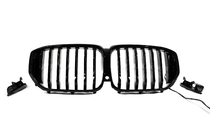BMW X5 G05 2019–2026 Niergrille 1 Bar LED (2019-2022, hoogglans zwart) foto 2