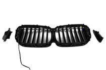 BMW X5 G05 2019–2026 Niergrille 1 Bar LED (2019-2022, hoogglans zwart) foto 5