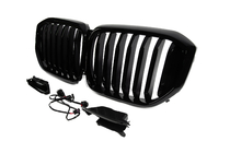 BMW X5 G05 2019–2026 Niergrille 1 Bar LED (2019-2022, hoogglans zwart) foto 7