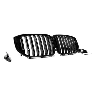 Niergrille 1 Bar LED (2019-2022, hoogglans zwart) BMW X5 G05 2019–2026 foto 4