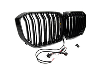 BMW X5 G05 2019–2026 BMW nierengrille M-Look LED (2019-2022, hoogglans zwart) foto 8