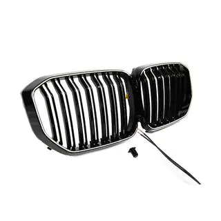 BMW nierengrille M-Look LED (2019-2022, hoogglans zwart) foto 3