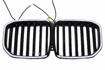 BMW X7 G07 2019– Niergrille 1 Bar LED (2019-2022, hoogglans zwart) foto 2