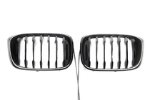 BMW X3 G01 2018– Niergrilles 1 Bar LED (2018-2021, glanzend zwart) foto 2