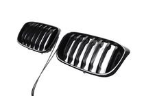 BMW X3 G01 2018– Niergrilles 1 Bar LED (2018-2021, glanzend zwart) foto 3
