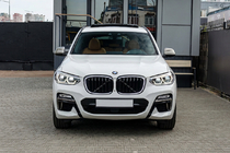 BMW X4 G02 2018– Niergrilles 1 Bar LED (2018-2021, glanzend zwart) foto 1