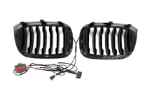 BMW X4 G02 2018– Niergrilles 1 Bar LED (2018-2021, glanzend zwart) foto 10