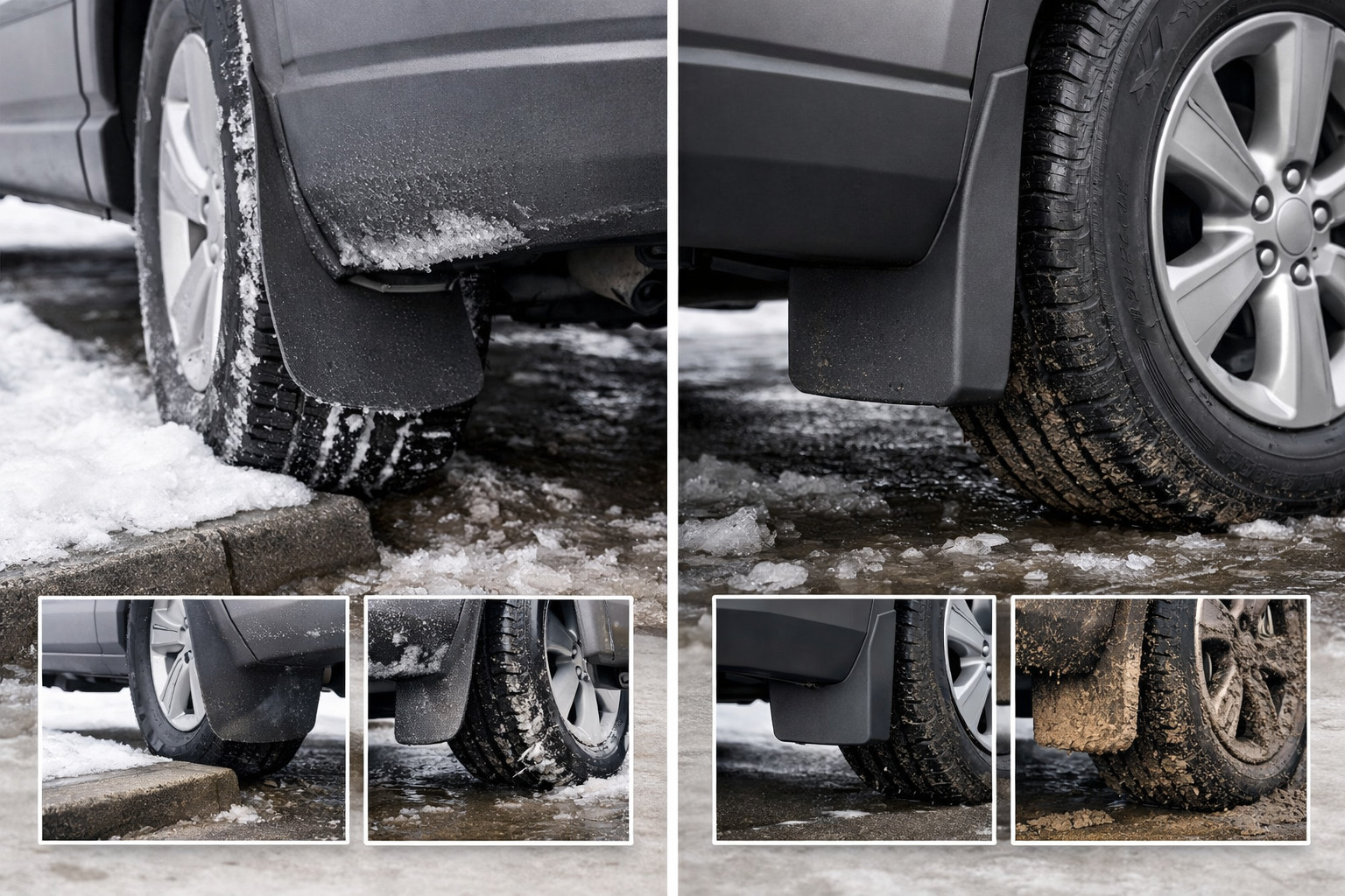 Zachte of harde spatlappen: wat is beter voor winter, stoepranden en modder