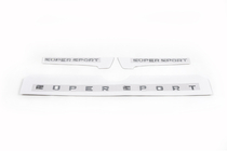 Lexus LX570/450d 2008–2022 Supersport embleem / badge (3 stuks) foto 3