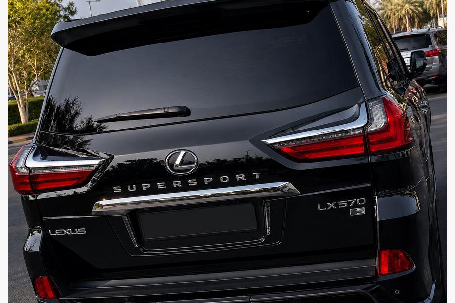 Lexus LX570/450d 2008–2022 Supersport embleem / badge (3 stuks) Image