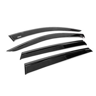 Winddeflectors met zwarte sierlijst Niken Luxury (4 stuks) foto 3