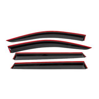 Winddeflectors met zwarte sierlijst Niken Luxury (4 stuks) foto 4