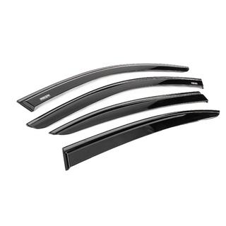 Winddeflectors met zwarte sierlijst Niken Luxury (4 stuks) BMW 3-serie E90/E91 2005–2011 foto 3