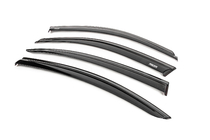 BMW 3 Serie F30/F31 2012–2019 Winddeflectors met zwarte sierlijst Niken Luxury (4 stuks) foto 2
