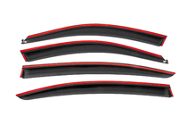 BMW 3 Serie F30/F31 2012–2019 Winddeflectors met zwarte sierlijst Niken Luxury (4 stuks) foto 4