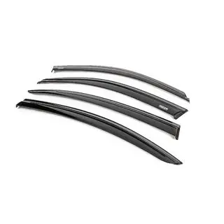 Winddeflectors met zwarte sierlijst Niken Luxury (4 stuks) foto 2