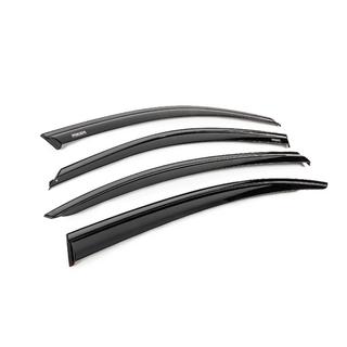 Winddeflectors met zwarte sierlijst Niken Luxury (4 stuks) foto 3