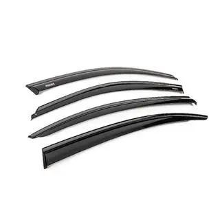 Winddeflectors met zwarte sierlijst Niken Luxury (4 stuks) foto 3