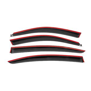 Winddeflectors met zwarte sierlijst Niken Luxury (4 stuks) foto 4