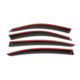 Winddeflectors met zwarte sierlijst Niken Luxury (4 stuks) foto 4