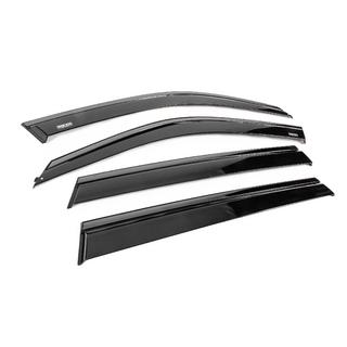 Winddeflectors met zwarte sierlijst Niken Luxury (4 stuks) foto 3