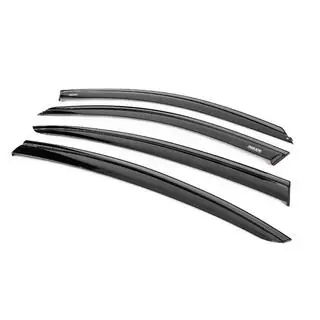 Winddeflectors met zwarte sierlijst Niken Luxury (4 stuks) foto 2