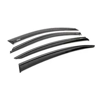 Winddeflectors met zwarte sierlijst Niken Luxury (4 stuks) foto 3